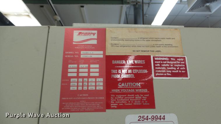 image for item EZ9601 Tenney T20RS-1.5 environmental chamber
