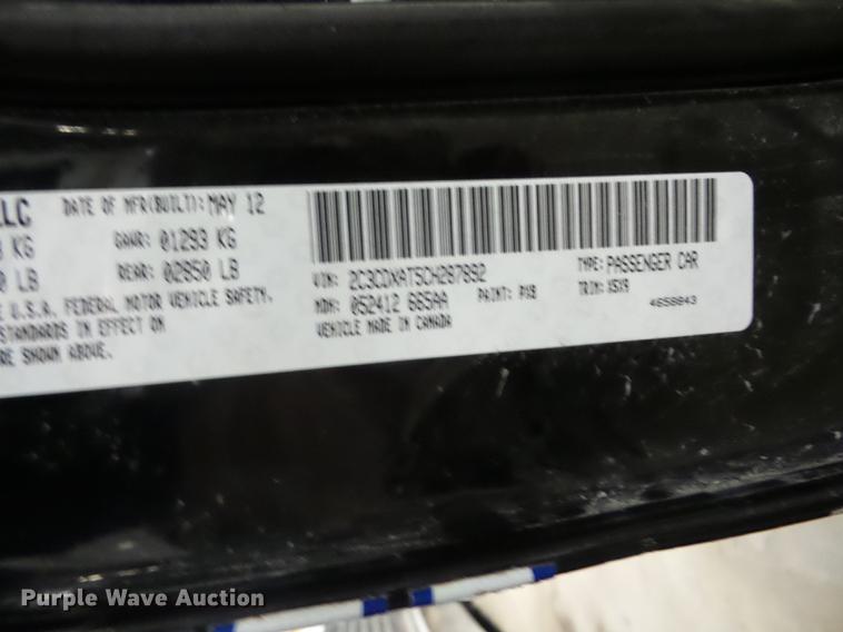 image for item G1122 2012 Dodge Charger Police