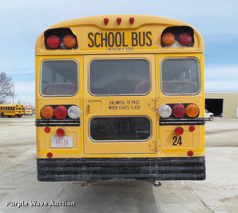 image for item L5674 2003 International 3800 Blue Bird CV600S school bus