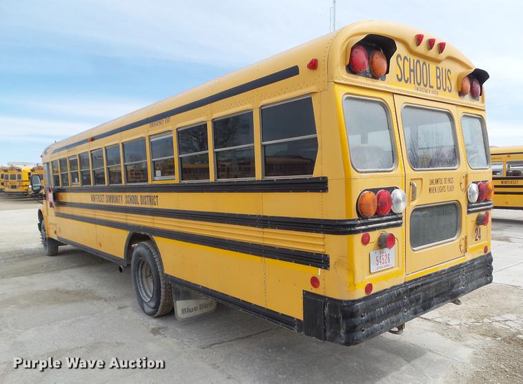 image for item L5674 2003 International 3800 Blue Bird CV600S school bus