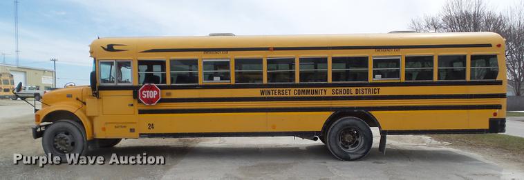 image for item L5674 2003 International 3800 Blue Bird CV600S school bus