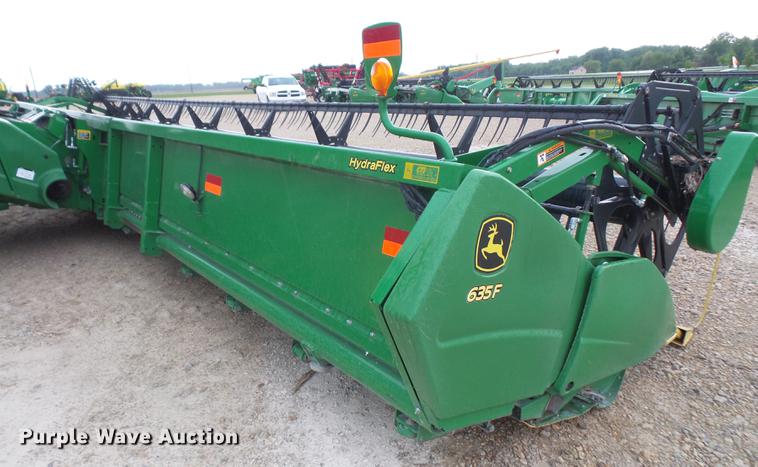 image for item DB6044 2010 John Deere 635F Hydraflex head