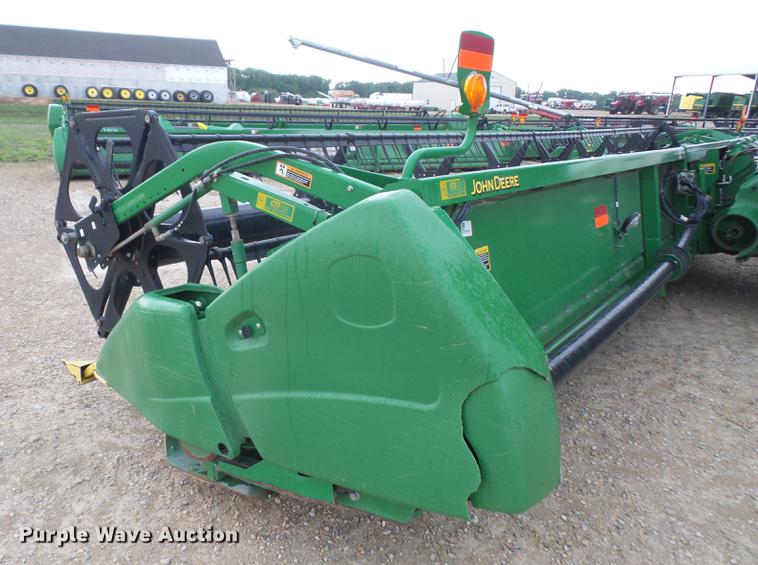 image for item DB6044 2010 John Deere 635F Hydraflex head