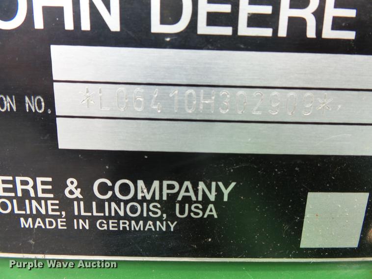 image for item DB7126 2001 John Deere 6410 tractor