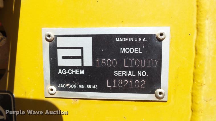 image for item DC4216 2005 Ag-Chem TerraGator 8104 sprayer