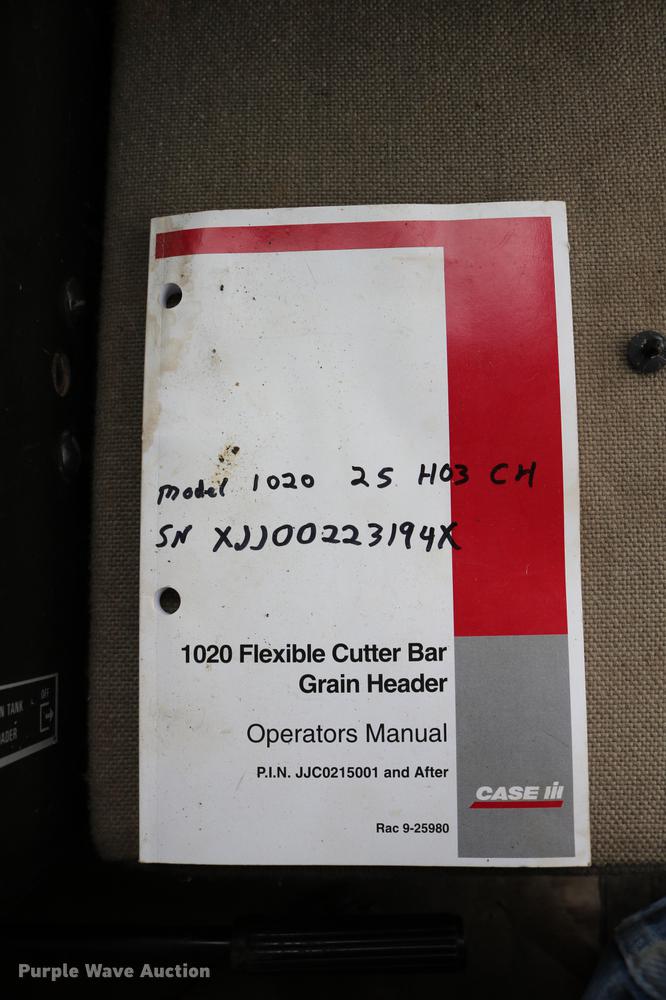 image for item DC7549 1997 Case IH 1020 flex head