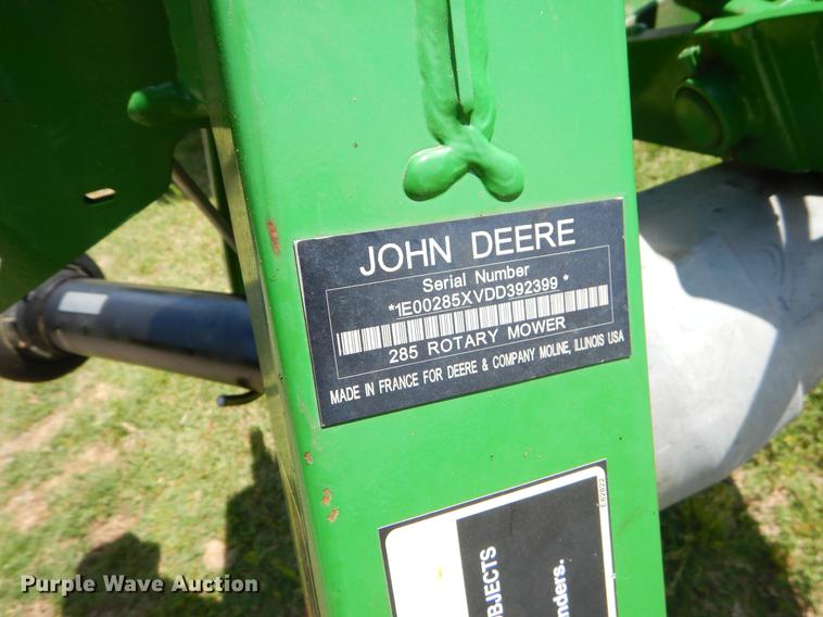 image for item EI9131 John Deere 285 rotary mower