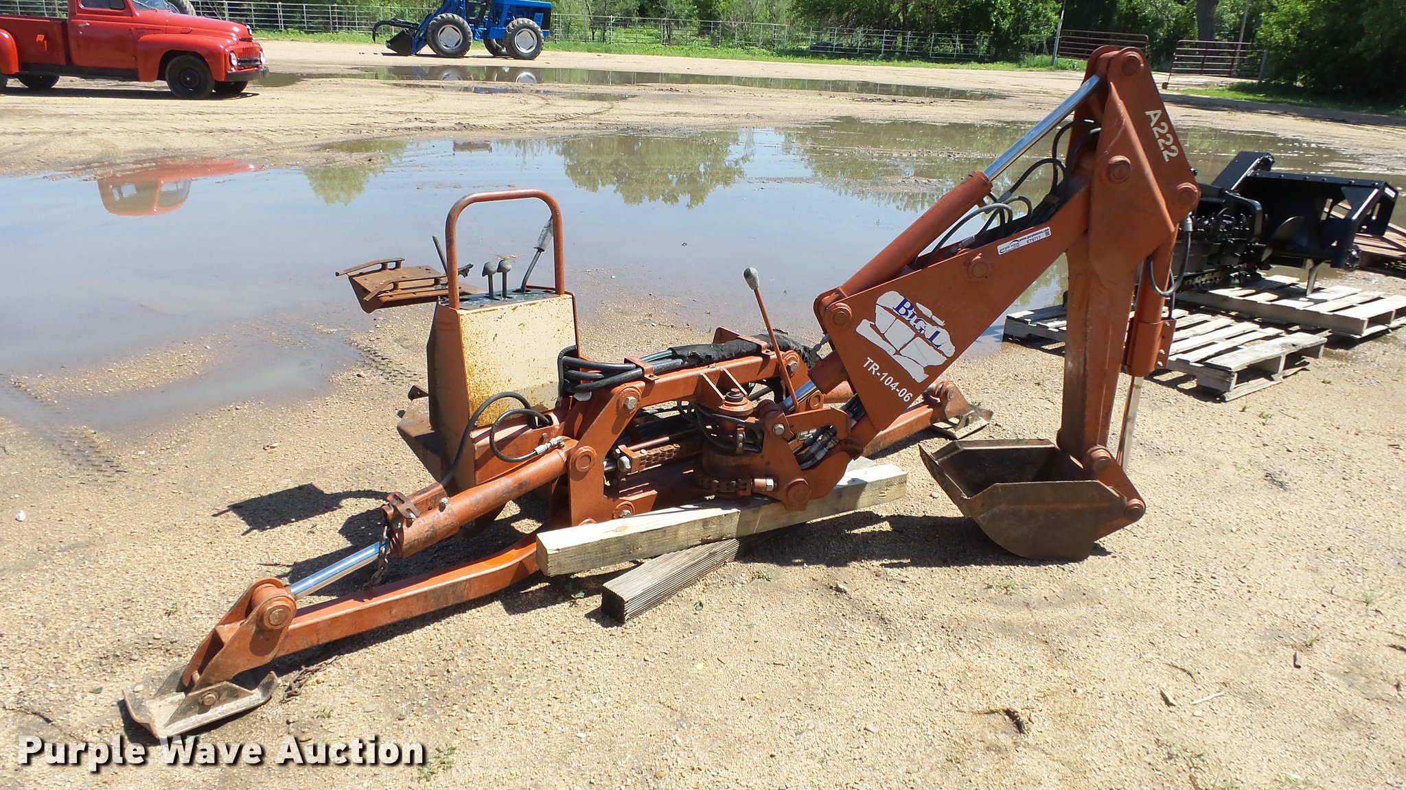 Ditch Witch A222 backhoe attachment in Kinsley, KS Item ET9717 sold