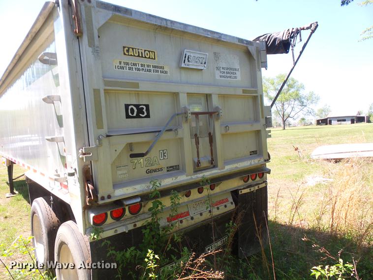 image for item DB6159 2002 East end dump trailer