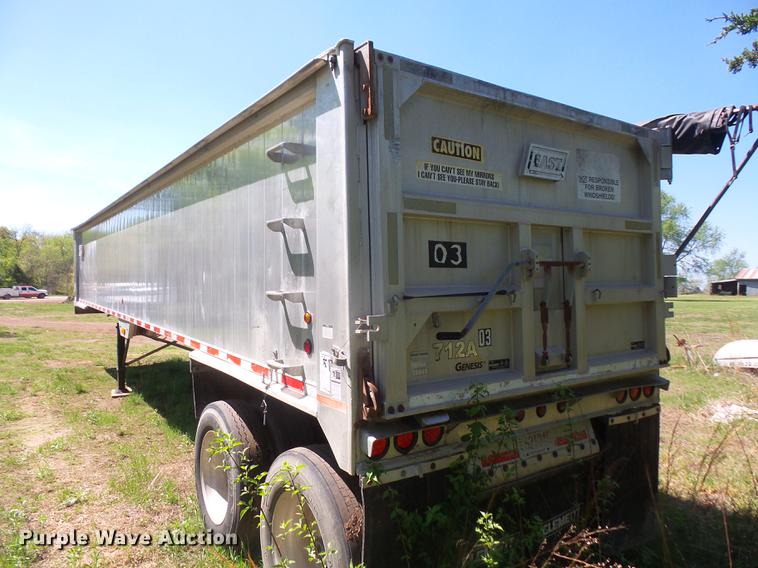 image for item DB6159 2002 East end dump trailer