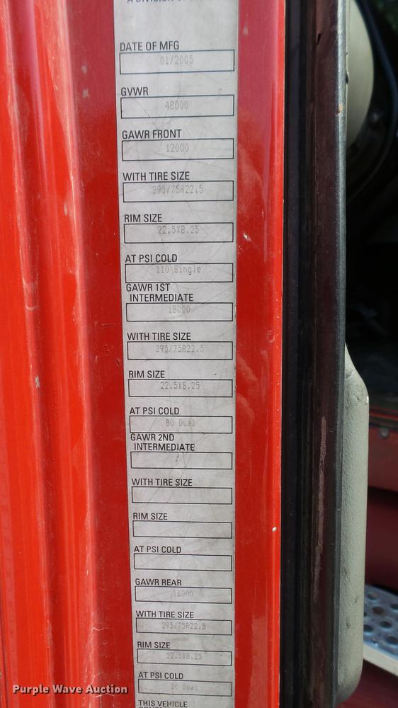 image for item DE0166 2005 Kenworth T2000 semi truck