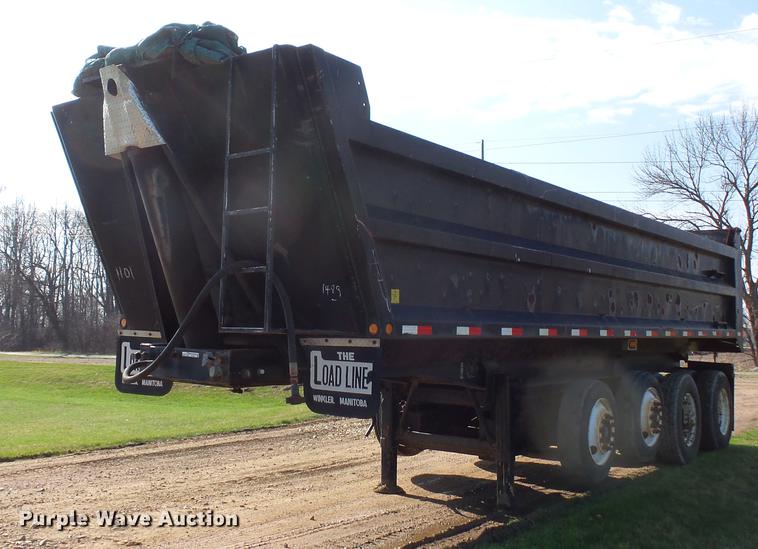 image for item DV9707 1981 Stec Load Line end dump trailer