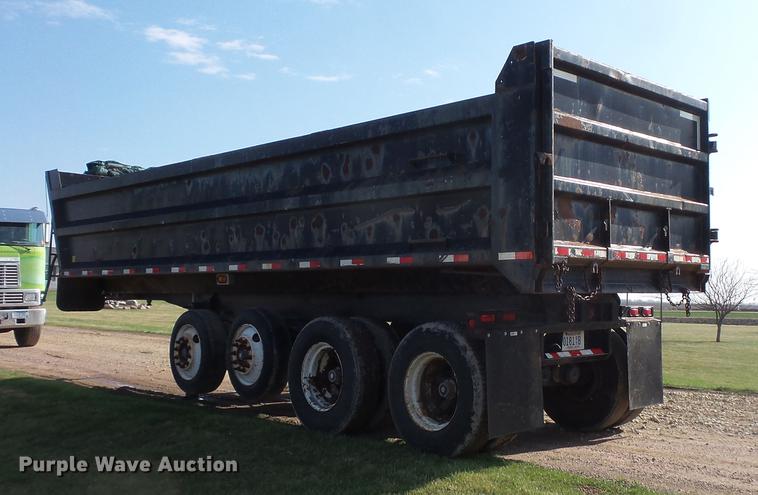 image for item DV9707 1981 Stec Load Line end dump trailer