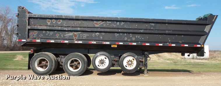 image for item DV9707 1981 Stec Load Line end dump trailer