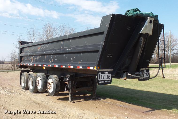 image for item DV9707 1981 Stec Load Line end dump trailer