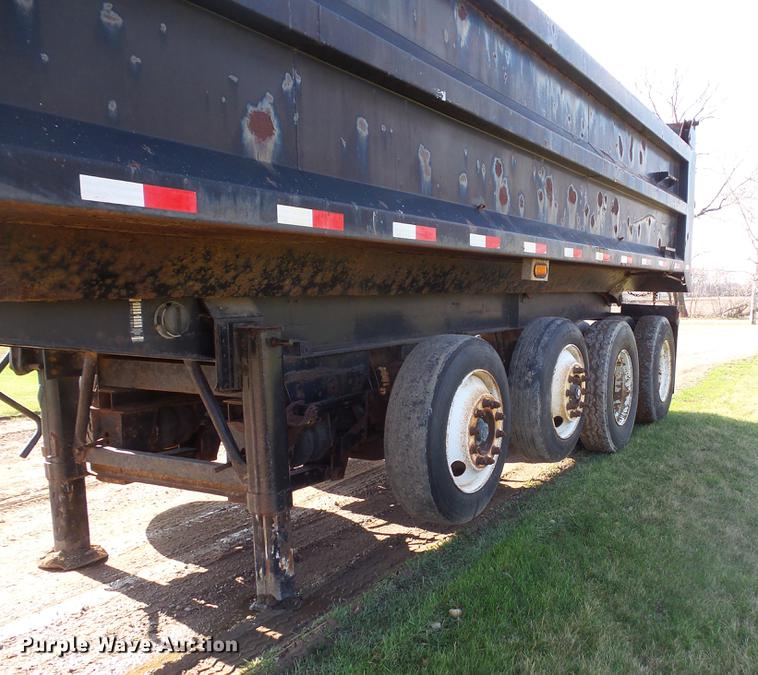 image for item DV9707 1981 Stec Load Line end dump trailer