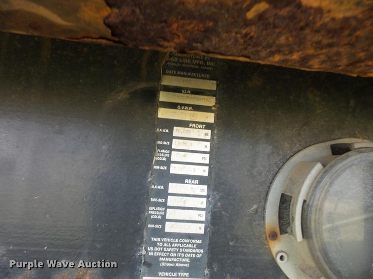 image for item DV9707 1981 Stec Load Line end dump trailer