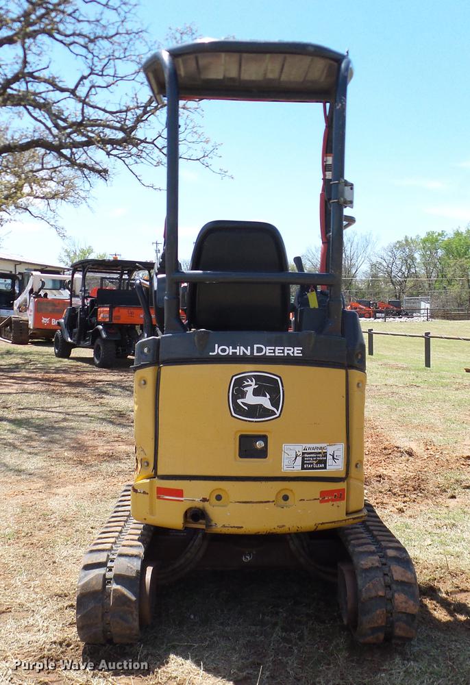 image for item DD1264 2012 John Deere 17D mini excavator