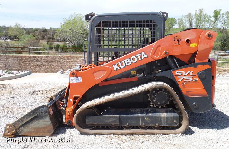 image for item DD1267 2014 Kubota SVL75-2 skid steer