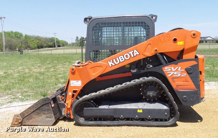 image for item DD1288 2016 Kubota SVL75-2 skid steer
