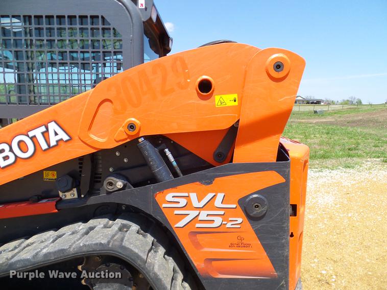 image for item DD1288 2016 Kubota SVL75-2 skid steer