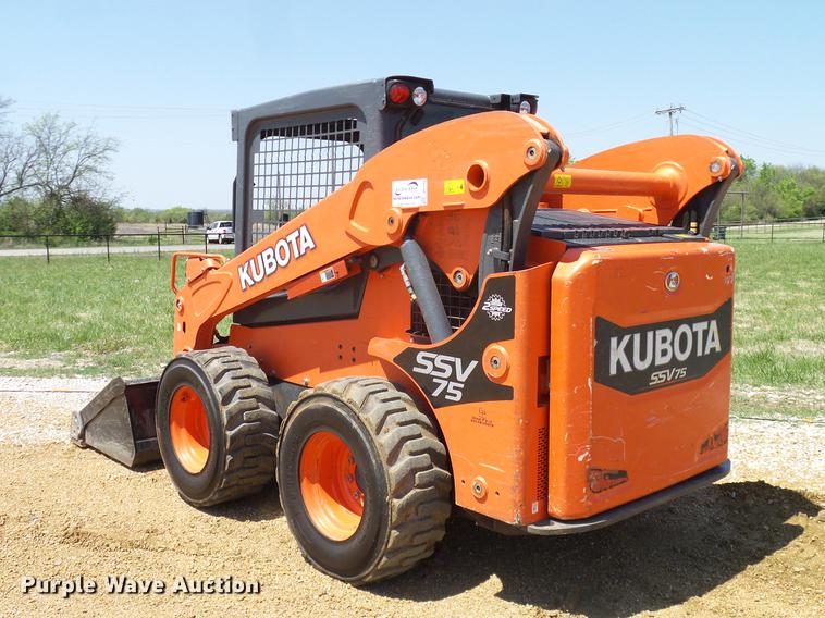 image for item DD1289 2016 Kubota SSV75 skid steer