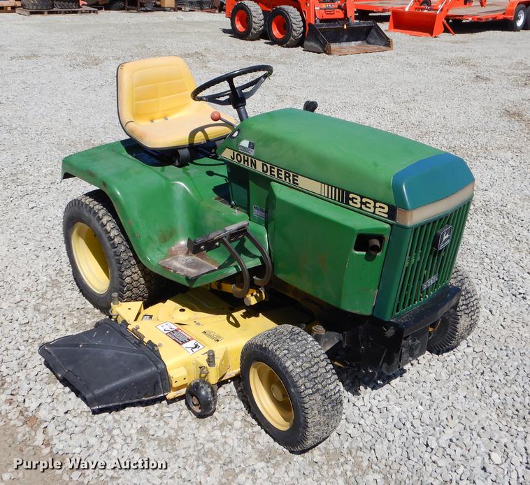 image for item EI9020 John Deere 332 lawn mower