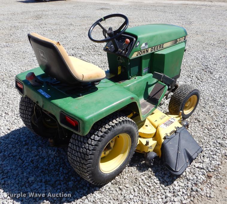 image for item EI9020 John Deere 332 lawn mower