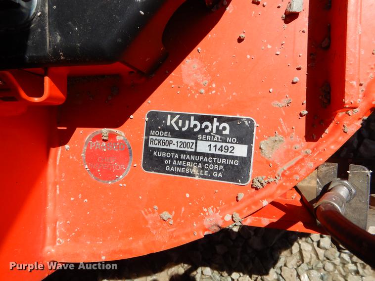 image for item EI9024 2016 Kubota ZD1211 ZTR lawn mower