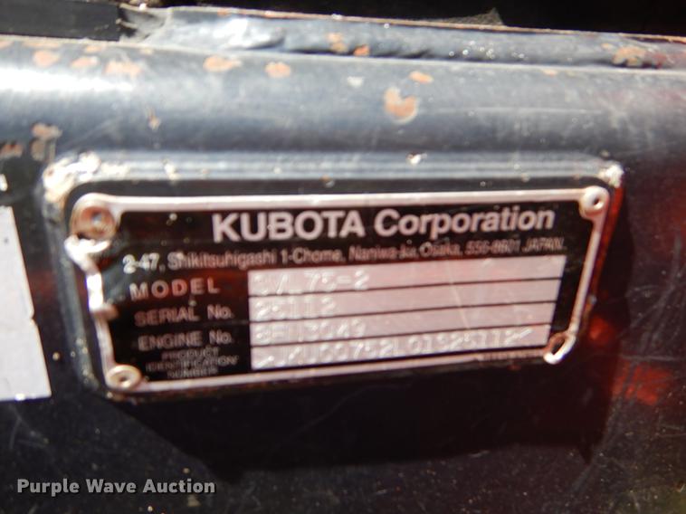 image for item EI9039 2015 Kubota SVL75-2 skid steer