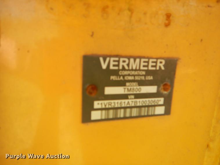 image for item EI9051 Vermeer TM800 disc mower