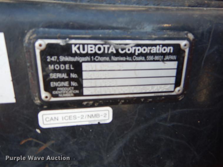 image for item EI9076 2017 Kubota SVL95-2S skid steer