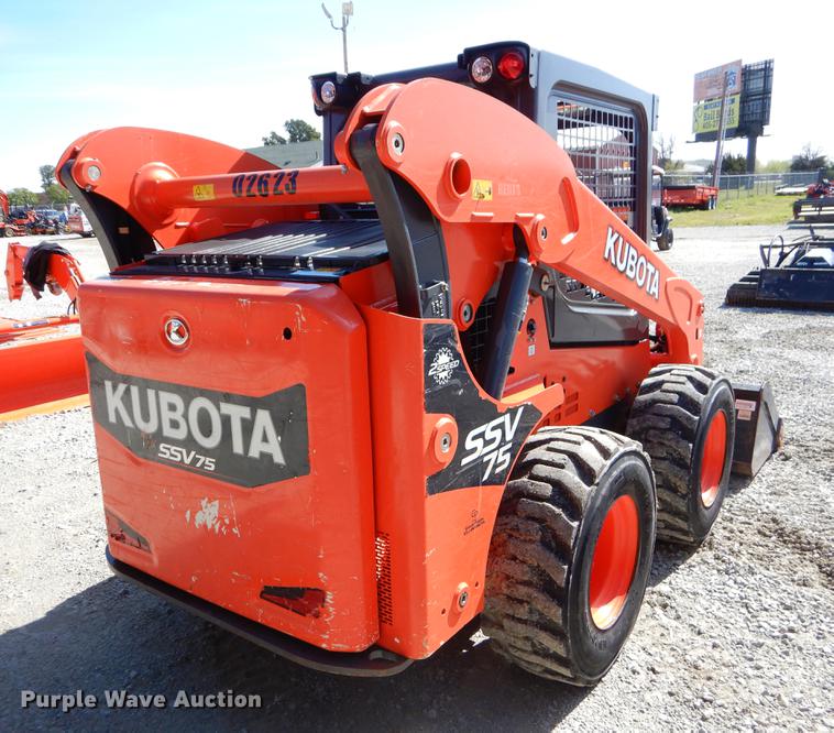 image for item EI9077 2016 Kubota SSV75 skid steer