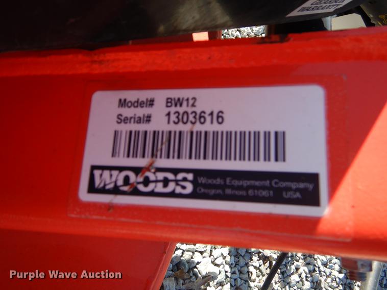 image for item EI9079 Woods BW12 batwing rotary mower