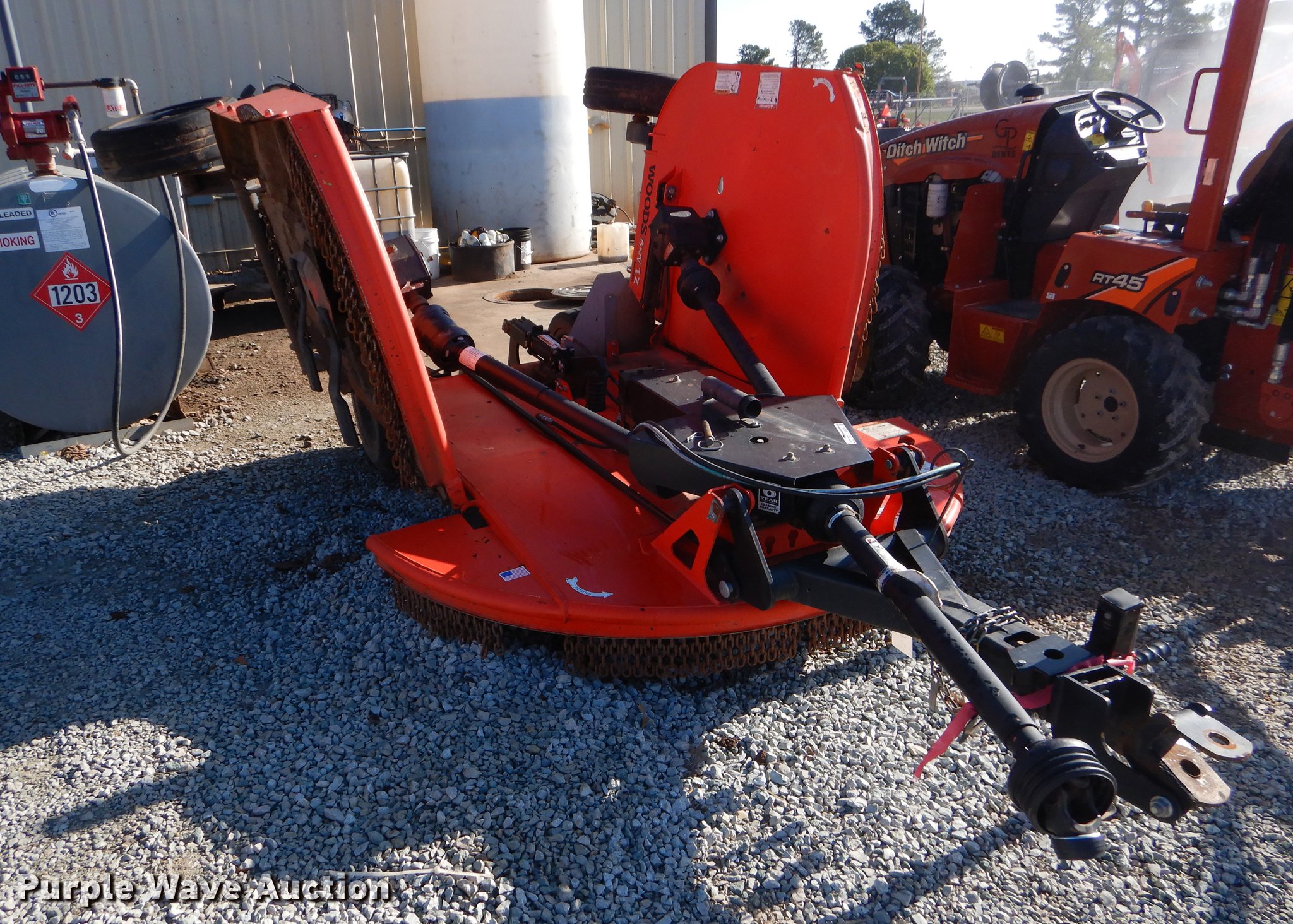 Woods BW12 batwing rotary mower in Davis, OK Item EI9079 sold