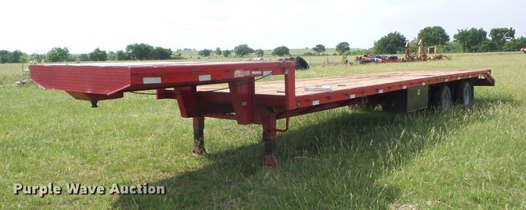 image for item BI9532 2013 Millertime 36GN drop deck equipment trailer