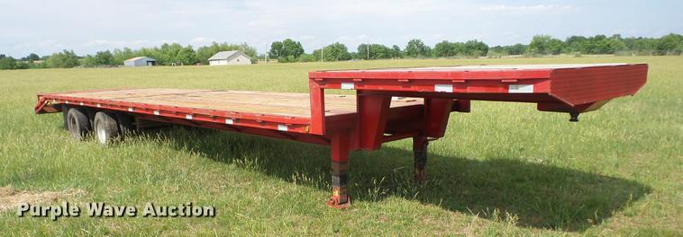 image for item BI9532 2013 Millertime 36GN drop deck equipment trailer