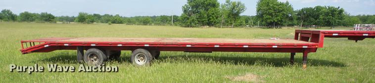 image for item BI9532 2013 Millertime 36GN drop deck equipment trailer