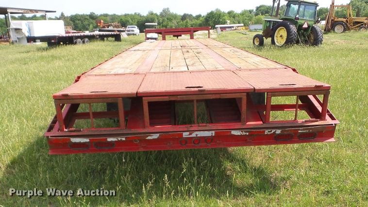 image for item BI9532 2013 Millertime 36GN drop deck equipment trailer