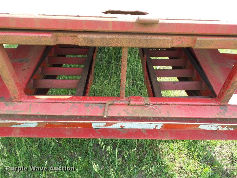 image for item BI9532 2013 Millertime 36GN drop deck equipment trailer