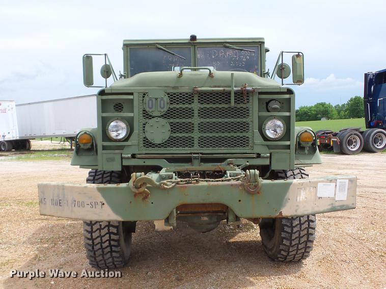 image for item BI9538 1985 Am General flatbed truck