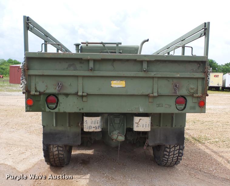 image for item BI9538 1985 Am General flatbed truck