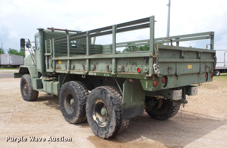 image for item BI9538 1985 Am General flatbed truck