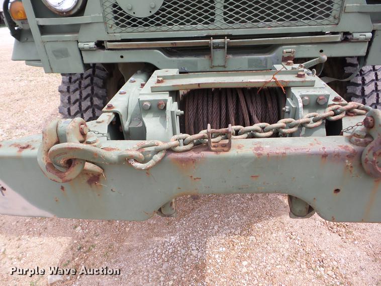 image for item BI9538 1985 Am General flatbed truck