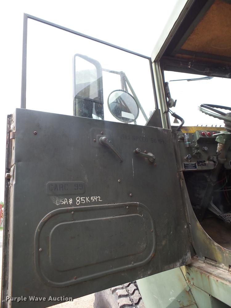 image for item BI9538 1985 Am General flatbed truck