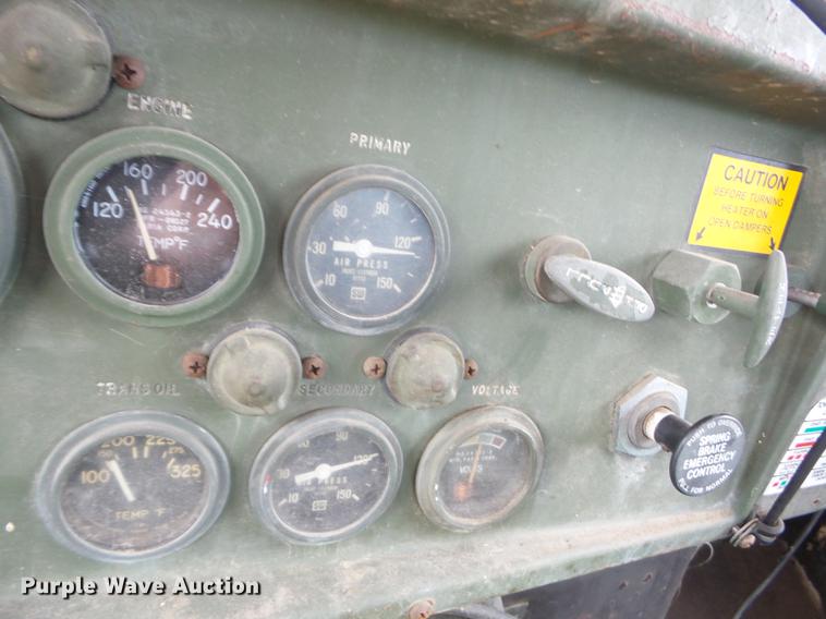 image for item BI9538 1985 Am General flatbed truck