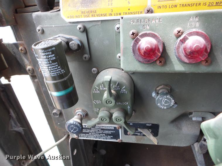 image for item BI9538 1985 Am General flatbed truck