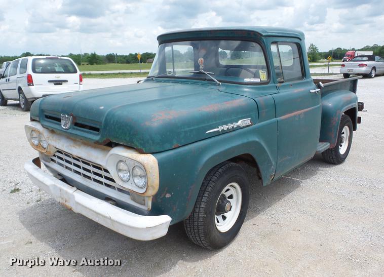 image for item BI9539 1960 Ford F100 pickup truck