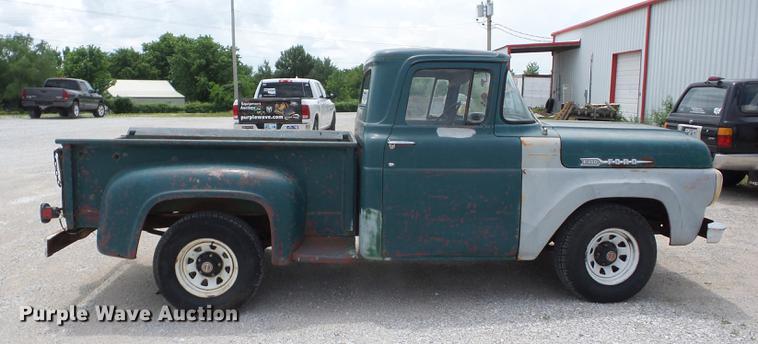 image for item BI9539 1960 Ford F100 pickup truck