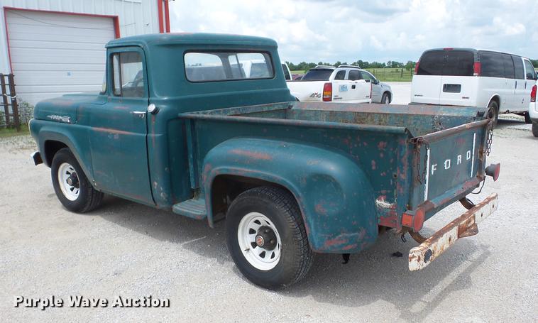 image for item BI9539 1960 Ford F100 pickup truck